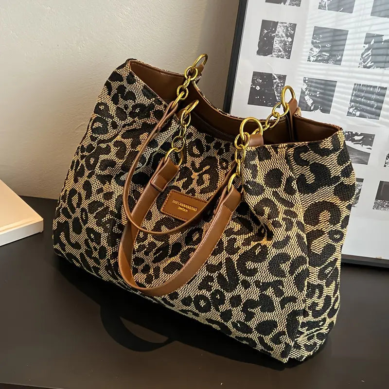 Roxane | Leopard Lush Tote