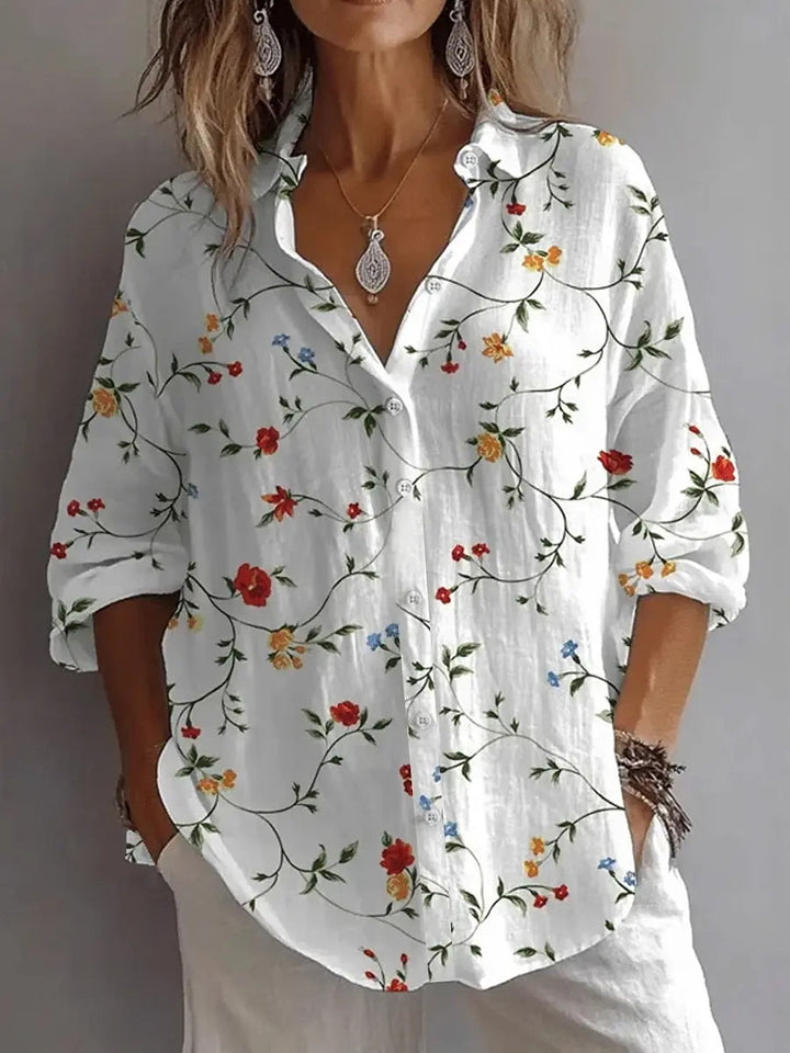 Alexia™ | Elegant Casual Floral Blouse