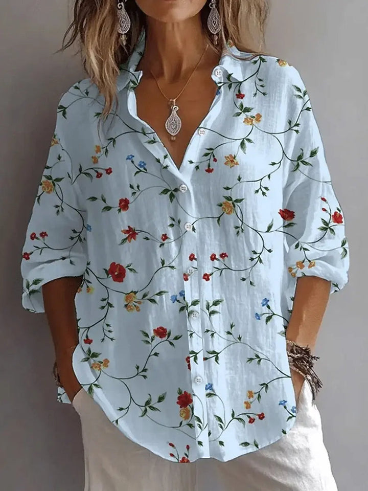 Alexia™ | Elegant Casual Floral Blouse