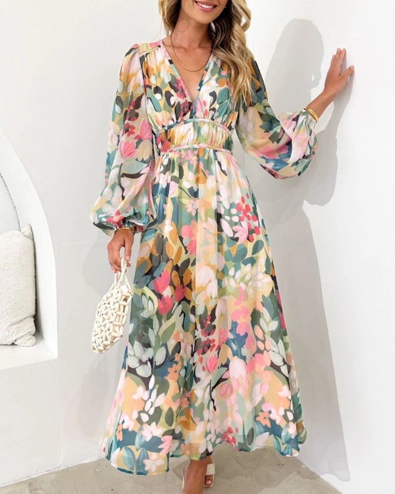 H&R™ | Elegant Floral Dress