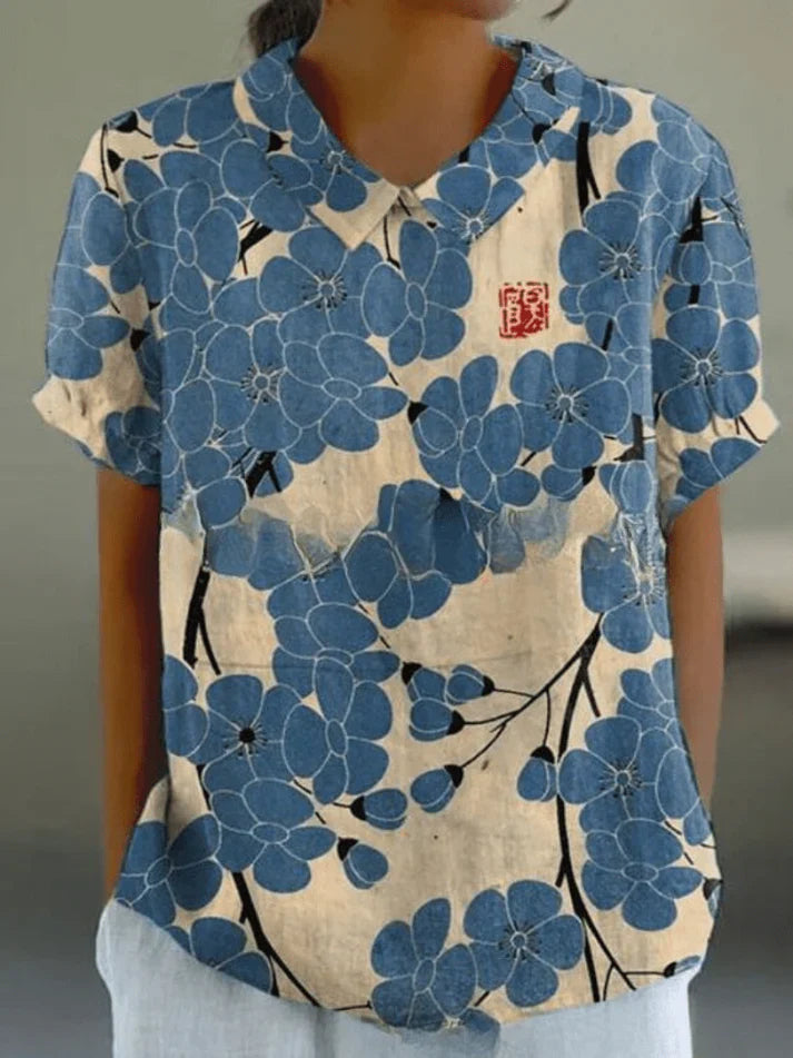 Marilyn™ | Lightweight Floral Blouse with Relaxed Fit