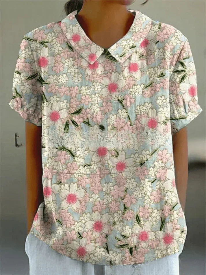 Marilyn™ | Lightweight Floral Blouse with Relaxed Fit