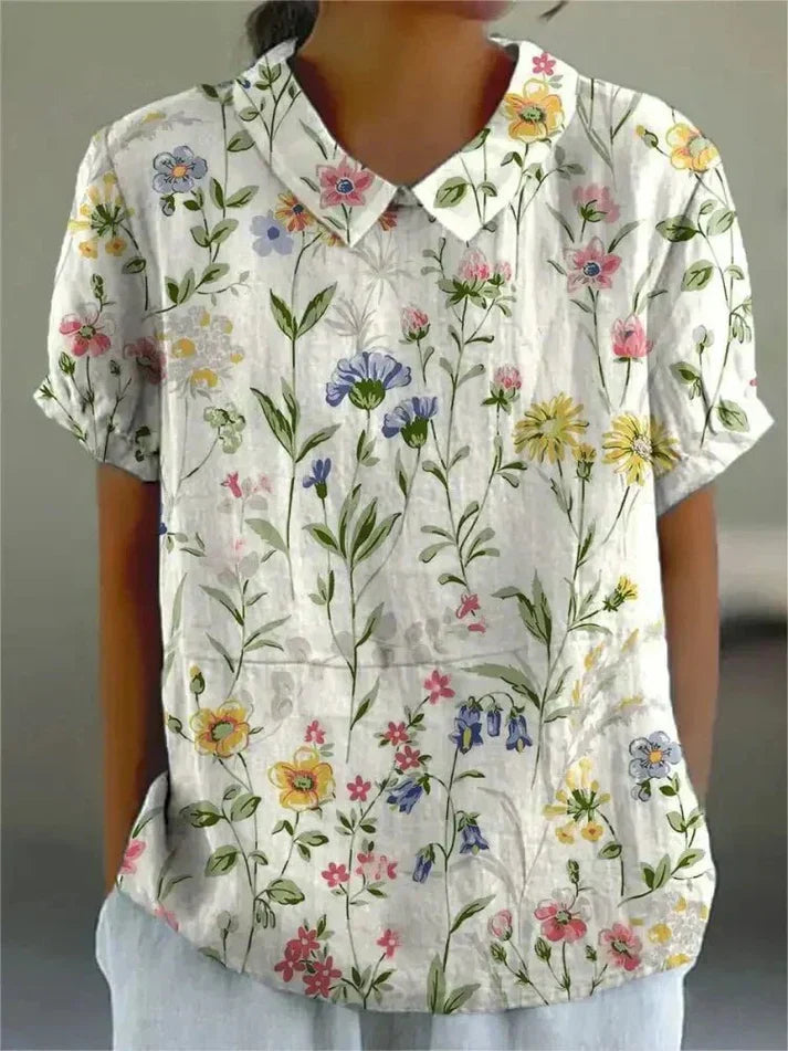 Marilyn™ | Lightweight Floral Blouse with Relaxed Fit