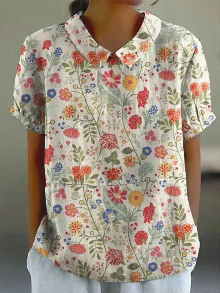 Marilyn™ | Lightweight Floral Blouse with Relaxed Fit