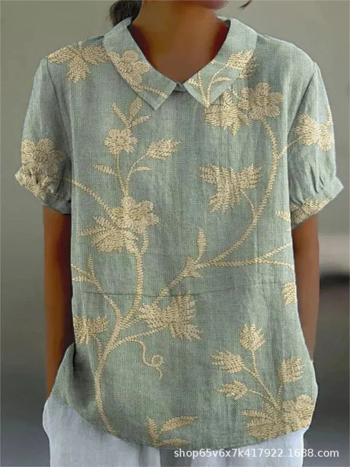 Marilyn™ | Lightweight Floral Blouse with Relaxed Fit