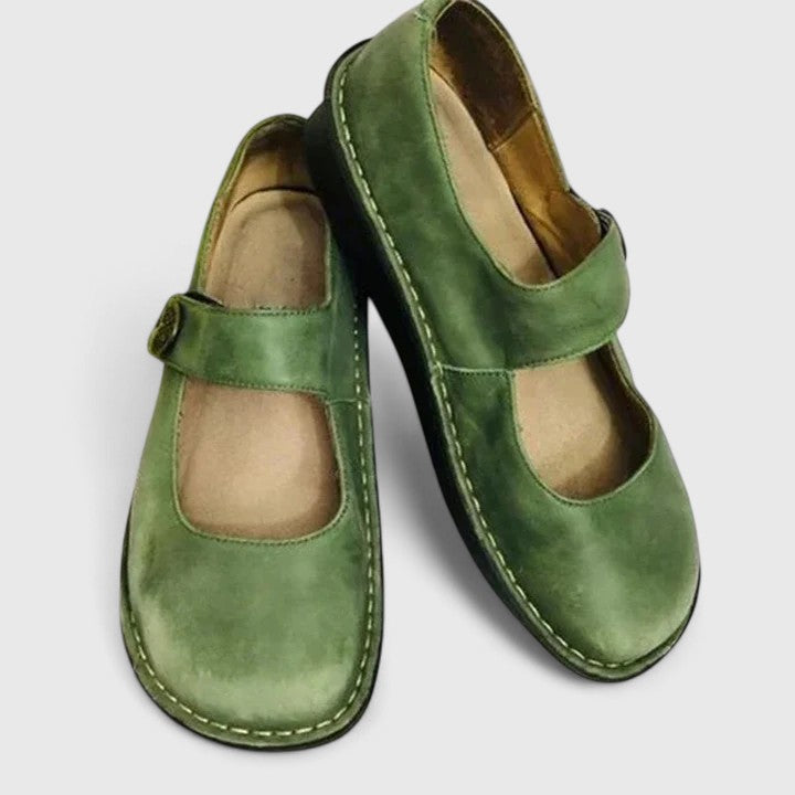 Women's Comfort Shoes in Green, Brown or Red