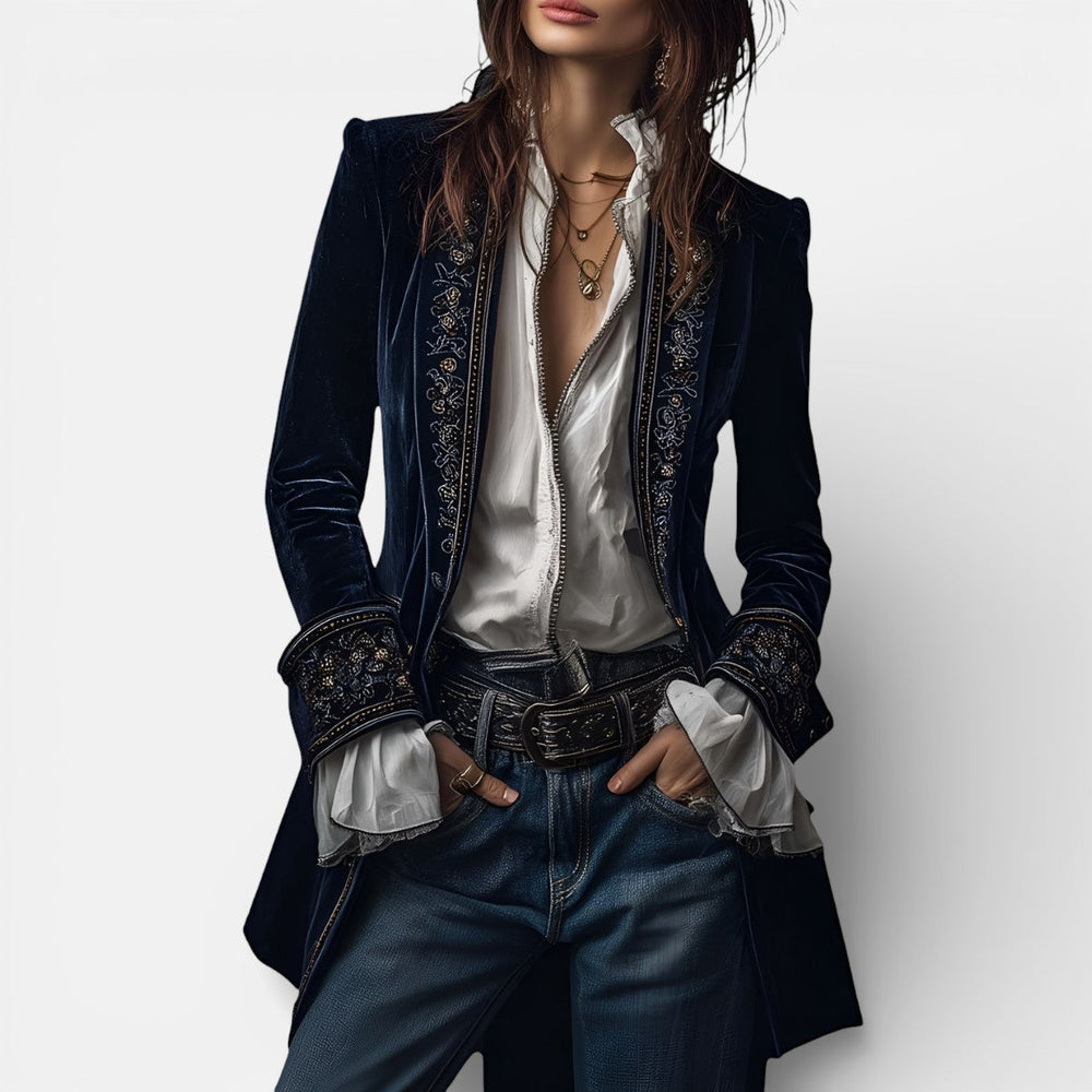 Women's Elegant Velvet Jacket
