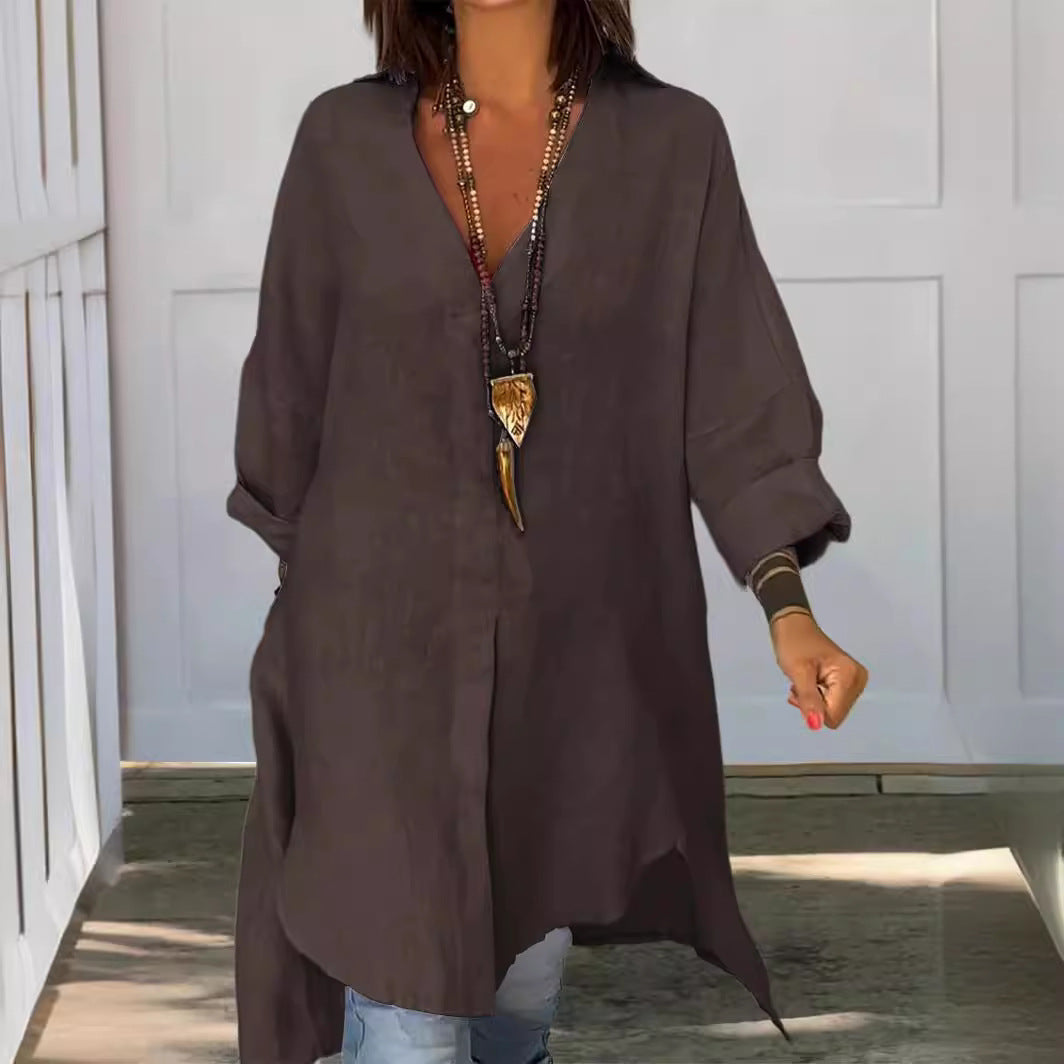 Rozalina™ – Stylish V-Neck Shirt