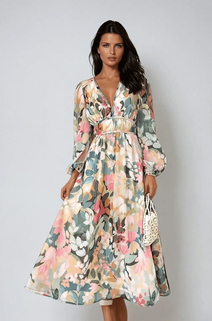 H&R™ | Elegant Floral Dress