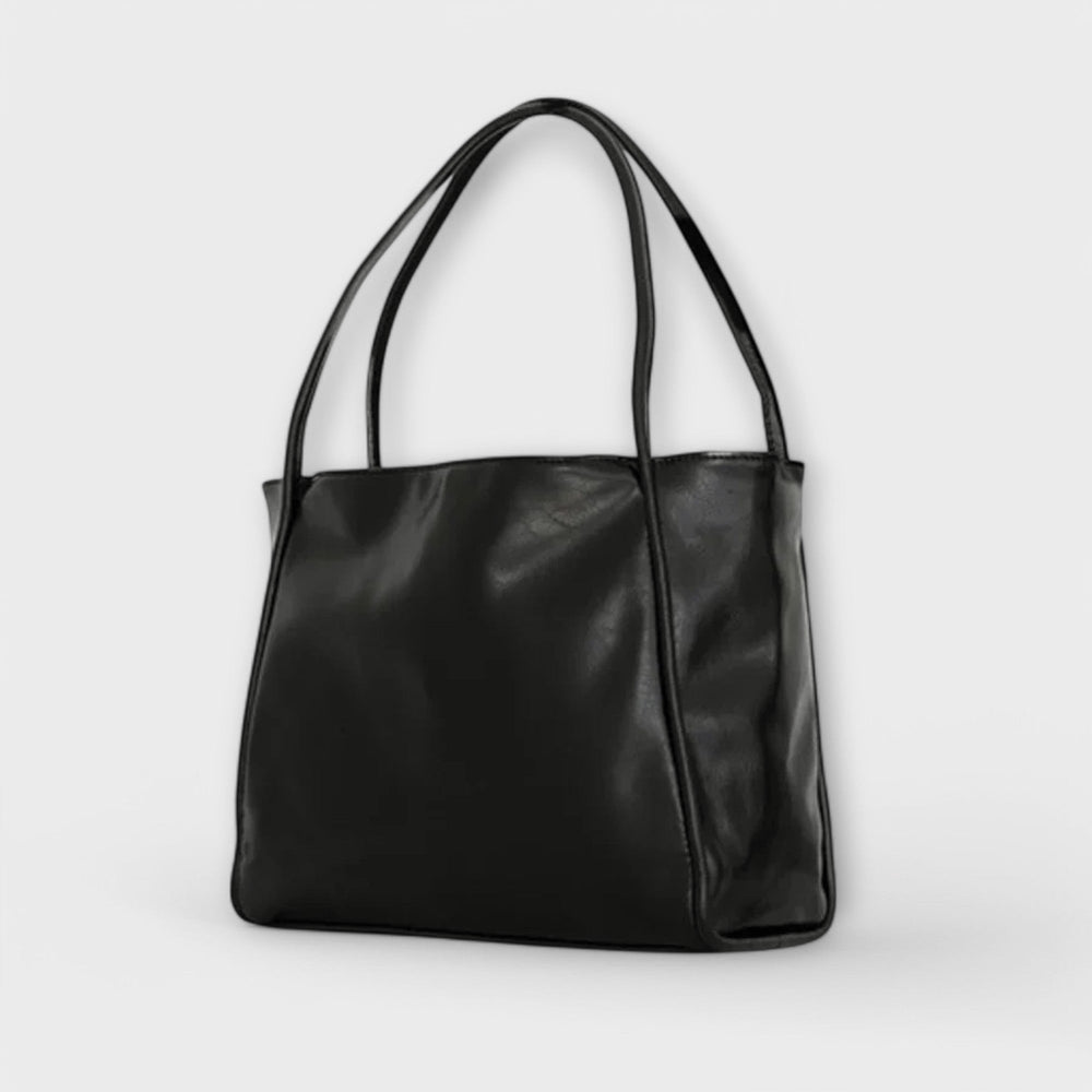Women's Structured Handbag in Black, Brown or Red